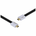 Cabo Hdmi 2.0 4k Ultra Hd 3d Conexão Ethernet Flat Com Conector Desmontável 5 Metros - H20fl-5