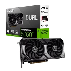 Gpu ASUS Rtx 5060 Ti Dual 2x 16gb - 128 Bits - Hdmi/3x Dp - 90yv0mh0-m0na00