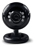 Webcam Multilaset Night Vision 16MP Led Preto WC045