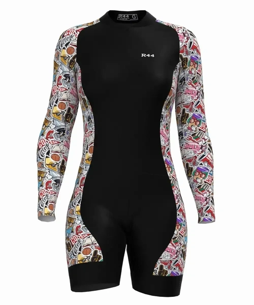 Macaquinho de Ciclismo Feminino Sempre Viva