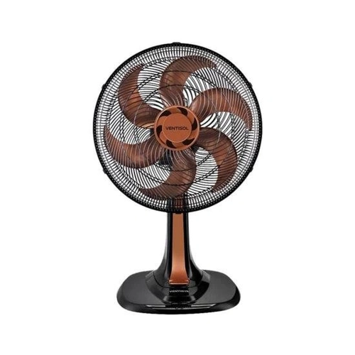 Ventilador De Mesa Ventisol Turbo 6 30cm Bronze 220v