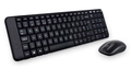 Kit Teclado e Mouse Logitech  - Wireless MK220