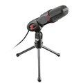 Microfone Gamer Trust Gxt 212 C/tripé Ajustável Verm 23791