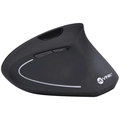 Mouse Sem Fio Recarregavel 2.4 Ghz Vertical Ergonomico Ortopedico Power Fit 1600DPI Preto Usb - PM300