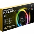 Kit 2 Cooler Fan 120mm C3tech - F7-l600rgb c/ controladora