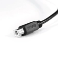 Cabo para Impressora Usb a 2.0 Macho para Usb b 2.0 Macho 28awg Puro Cobre 3 Metros - Puabm2-3