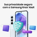 Celular Samsung Galaxy A55, 5G, 128GB, 8GB RAM, Câmera Tripla 50mp, Tela 6.6”, Azul Escuro