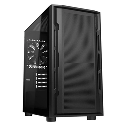 Gabinete Gamer Cougar, Uniface Mini, Lateral de Vidro, Mini-Tower, 1x Fan, Black - 3855C90.0001