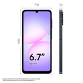 Smartphone Samsumg Galaxy A07 A075M, Tela 6.7