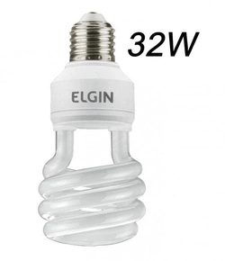 LAMPADA ELETRONICA ESPIRAL 32W 127V 6400K E27