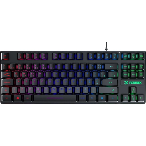 TECLADO GAMER MEMBRANA - FEARLESS 80 - FORTREK