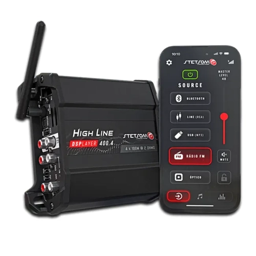 Modulo De Potência Stetsom Iron Hl400.4 2r Display