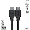 Cabo Hdmi Pcyes Ultra 2.1 28awg Puro Cobre 8k 1 Metro - Phm21-1