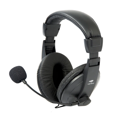 Headset C3TECH Voicer Confort Preto P2 - PH-60BK