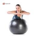Bola de Pilates Suíça 65cm Para Exercícios Fortalecimento Muscular Tecnologia Anti Estouro EssenceFit