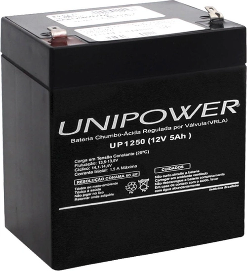 Bateria 12v 5,0ah (up1250)