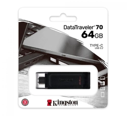Pendrive Kingston DataTraveler 70, 64GB, USB Tipo-C 3.2, DT70/64GB