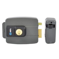 Fechadura Eletrica Hdl C-90 Dupla Cinza