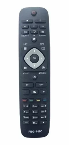 Controle Remoto Compatível C/ Tv Philips Smart 42pfl3707d/78