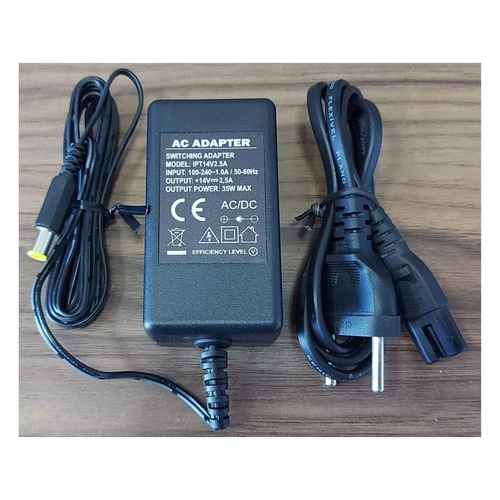 Fonte Chaveada P/ Monitor LG Samsung 14V 2,5A Plug Agulha 6,5MM X 4,4MM