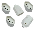 Kit 10 Plugues Fêmea 2p+t 10a 250v Branco - Avanci Brasil