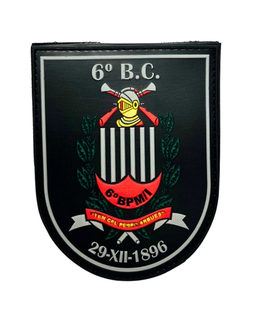 Brasão emborrachado 6º BPM/I