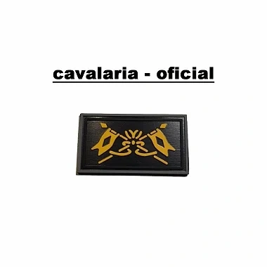 Divisa de Gola Cavalaria PM (Emborrachado)