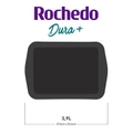 Assadeira Funda Retangular Antiaderente Rochedo Dura + 37cm - Cxm / 6