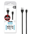 Cabo Micro-USB Flat Trust Urban T20135 Preto 1m
