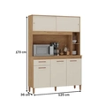 ARMÁRIO DE COZINHA KIT CEARA 4P 1G