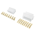 Conector Permak  8 Vias Com Terminais Kit 4 Pecas (embalagem Com 10 Kits)