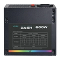 Fonte Gamer Dash 600w Preto Com Fan Led Rgb - Vfg600wpr