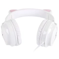 Headset Vinik Kitty Ear Orelha de Gato Branco Com Microfone - Ke110b