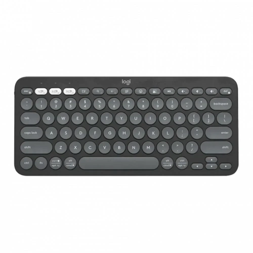Teclado Logitech Pebble Keys 2 K380s Sem Fio Grafite - 920-011789