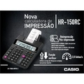 Calculadora Com Bobina Casio 2 Cores de Impressão, 2.0 Linha Preta - Hr-150rc-b-dc