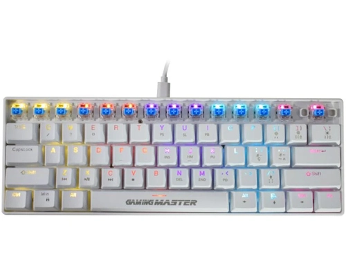 Teclado Mecanico K-Mex Spectra Fury KBW8 Branco - KBW888U002CB0X