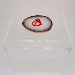 Caixa Seringas da Semana Ágata Natural - Logo inicial ou desenho