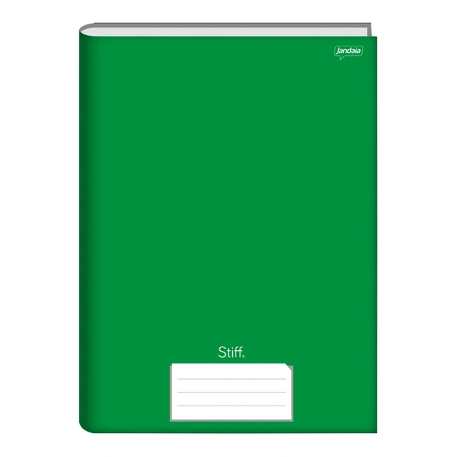 Caderno Brochura Capa Dura 200mmx 275mm (Verde 96 Folhas)