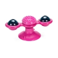 Brinquedo Giratório Interativo Rosa para Gatos com Bolinha Pet - Rosa