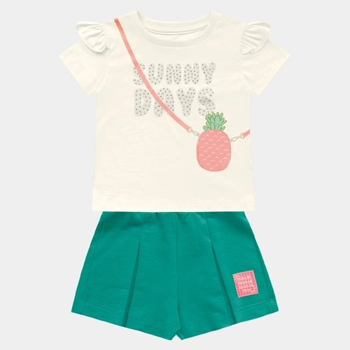 Conjunto Blusa e Shorts Sunnny Days Fakini - Menina