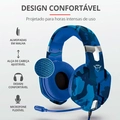 Headset Trust Gamer Gxt 322b Carus Blue 23249