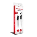 Cabo Usb Lightning C3tech 2A 2 Metros Preto - Cb-l20bk