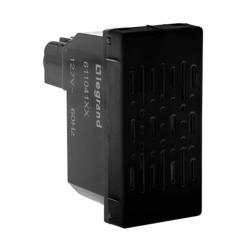 Modulo Campainha Cigarra Legrand Pial Plus+ 127v 81m  Preto  611040pt