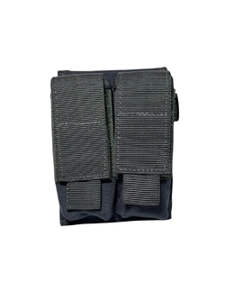 Porta Carregado de Pistola duplo- Horizontal Cinza- Forza