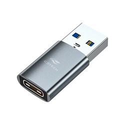 Adaptador OTG C3Tech USB-A Macho/USB-C Fêmea - OTG-10