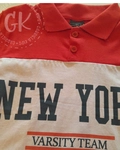 camisa polo vermelha new york
