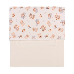 Jogo de Lençol de Berço Suedine Masculino – Cachorrinhos