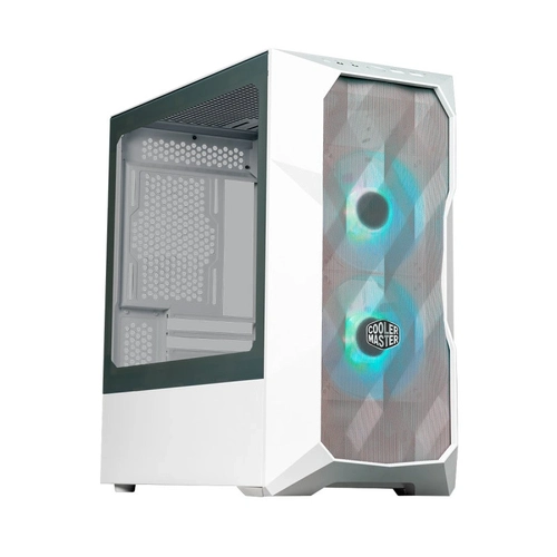 Gabinete Mesh  Cooler Master Lateral de Vidro Temperado Branco - Td300-wgnn-s00