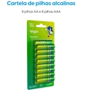 Pilha Alcalina Blister Com 8 Unid Aa e 8 Unidades Aaa - 82426