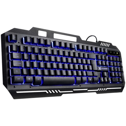 Teclado Gamer Vinik Shield Multimidia Led Azul Mecanico - Gt600